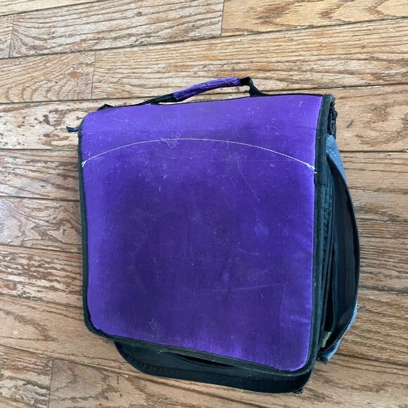 Case-It 3-Inch Zipper Storage Binder - Purple - Picture 4 of 4